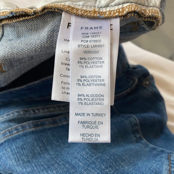 FRAME L'Homme Slim Size 34 Jeans - Picture 5 of 8
